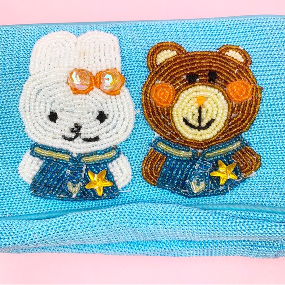 ❗️SOLD❗️RARE Vintage Sanrio Daisy Coro Knit Pouch - Picture 3 of 7